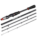 Vara Sougayilang 1.8m/2.1m carbono portátil reforçada