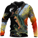 Moletom Hoodie Pesca Unissex 3D Harajuku Casual