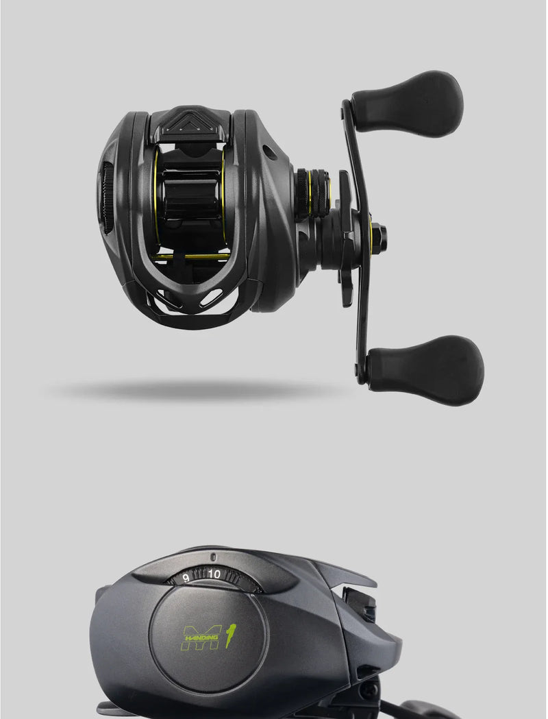 Carretilha M1 7.2:1 6+1BB freio 8kg compacta precisa