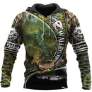 Moletom Hoodie Pesca Unissex 3D Harajuku Casual