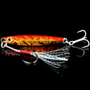 Kit 5 iscas metálicas tipo jig 7g–40g p/ água salgada