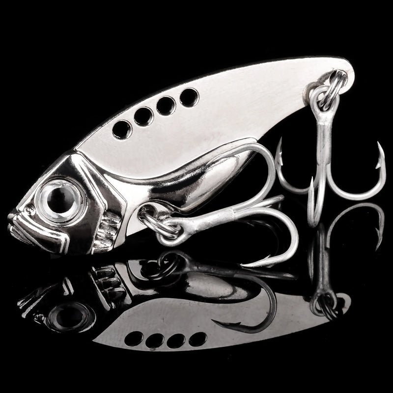 Kit 5 iscas metálicas VIB Aorace 3g–20g com estojo