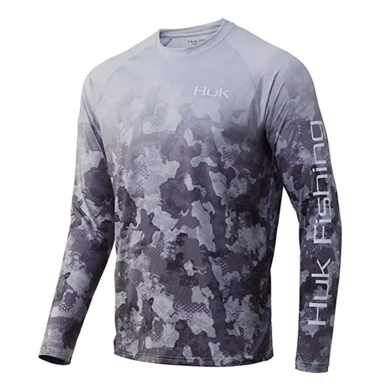 Camisa Masculina Manga Longa UV Leve Secagem Rápida