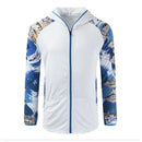 Camisa de Pesca com Capuz Anti-UV Respirável Leve