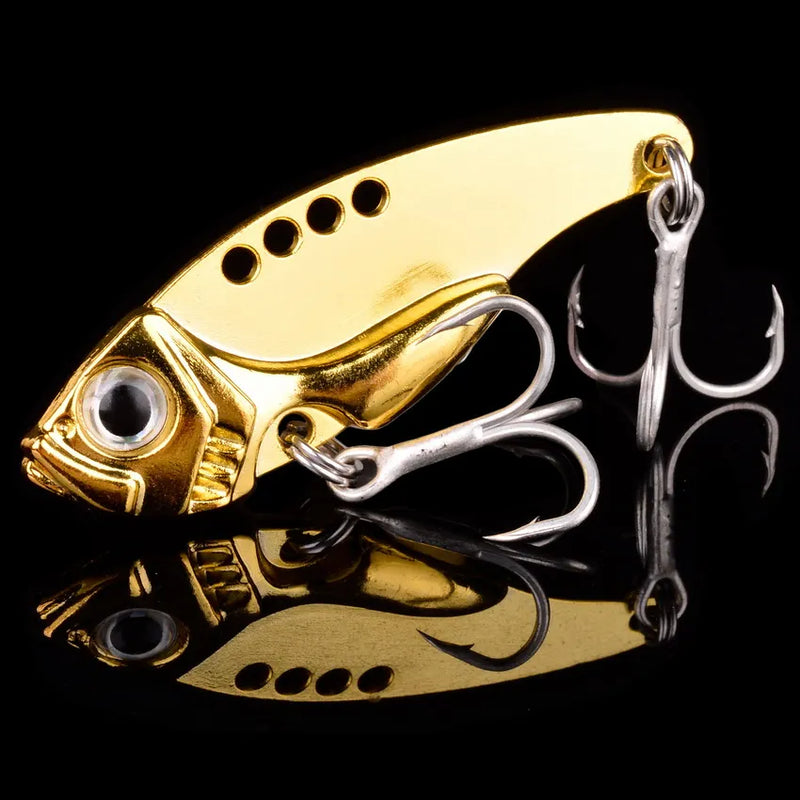 Kit 5 iscas metálicas VIB Aorace 3g–20g com estojo