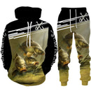 Conjunto 3D Pesca e Caça Camo Masculino/Feminino Outdoor
