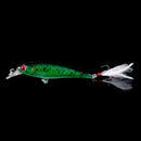 Kit 5/10 iscas minnow FFLYBG 9cm/8g olhos 3D