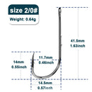 Anzóis FTK carpa farpados aço alto carbono 50–200pçs